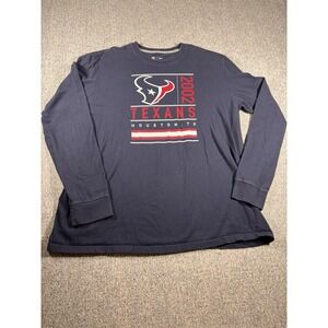 Men's Houston Texans Long Sleeve T-Shirt Size XXL NFL Team Apparel
